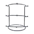 thumbnail image 2 of Expositor de joyas con forma de corona, eficiente para mujeres y niñas, soporte estable para diademas, organizador de accesorios para el cabello para negro de 3 niveles, 2 of 8