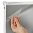 thumbnail image 5 of Interchangeable Anti-Reflex Clear Overlay Lens PET Protective Cover for Business Office Home Slide-in Snap Poster Frames 5 pcs in a Box 27x40 Inches, 5 of 8