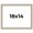 Weatherly, variant on 18x14 Frame Grey Solid Wood Picture Frame Width 1 Inches | Interior Frame Depth 0.5 Inches |