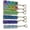 A004- Style F, variant on Clicker Squeeze Toys Colorful Mechanical Switch Spinning Keyboard Button for Desk and Travel
