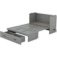 thumbnail image 6 of Tabaray Full Size Murphy Bed with USB Port and a Large Drawer, Wood Mobile Murphy Chest Bed, Muti-Functional Cabinet Bed for Home Office or Small Room (Gray-Full-32), 6 of 9