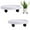white, variant on Hengguang 2Pcs 14 inch Plant Caddy with Wheels, Load Capacity 300 lbs Large Heavy  Pot Trolley, Rolling Plant Stands, Potted Flower Mover Dolly with Casters for Indoor Outdoor(white)