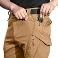 thumbnail image 6 of Havenx Insulated Work Pants for Men Fleece Lined Ripstop Trousers Waterproof Elastic Waistband Cargo Pants with Zipper Pockets Quick Dry Relaxed Fit Work Athletic Outdoor Travel Clothing,Khaki 3XL, 6 of 6