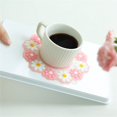 thumbnail image 6 of EMOWRASUL Silicone Trivets Mats for Hot Dishes - Cute Silicone Pot Holders Hot Pads for Kitchen 2 Pcs（Pink）, 6 of 8