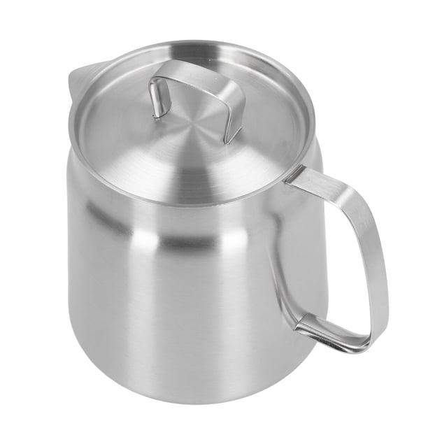 Colador y Destinatario de Grasa de Acero inoxidable, Destinatario para Almacenamiento de Aceite, Destinatario para Grasa, Destinario para Colider de Aceite, Destinatario de Grasa