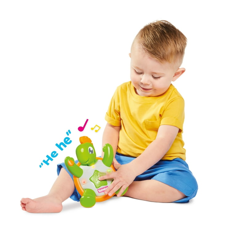 TOMY Toomies Tickle Time Turtle, Musical Toddler Toy With 5 Ways