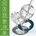thumbnail image 4 of Gofinoday Stainless Steel Baby Plates with Suction | 9” Divided Toddler Dish, 2-in-1 Anti-Slip Silicone Sleeves | Microwave & Dishwasher Safe, 4 of 8