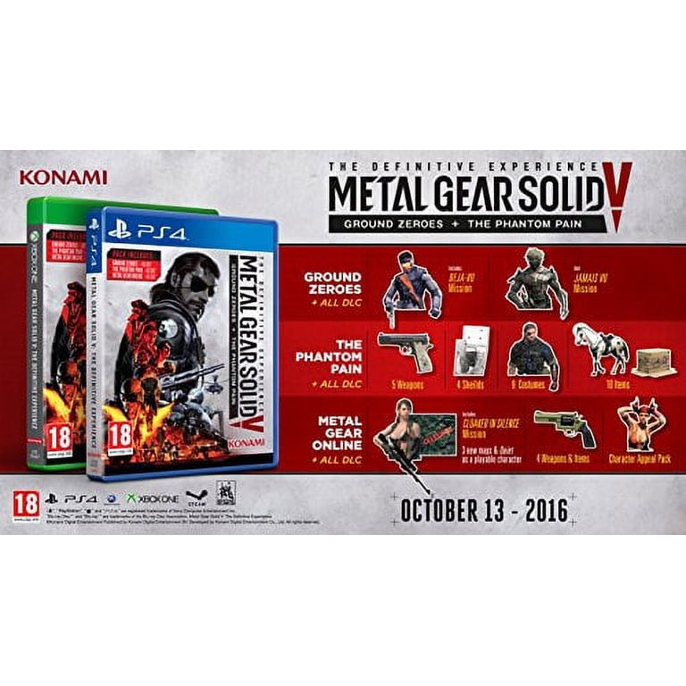 Metal Gear Solid V: Definitive Experience PS4 Video Game - Walmart.com