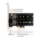 thumbnail image 5 of Tarjeta de expansión M.2 SATA a PCIE Tarjeta de matriz de disco dual RAID Soporte útil SSD M.2, 5 of 9