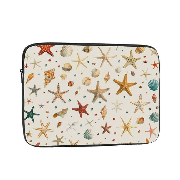 Colorful Starfishs Shells Laptop Sleeve Bag Compatible With MacBook Air / Pro iPad MateBook Tablet Surface HP Lenovo Dell ASUS Acer Laptop Computer Protective Size: 10 inch