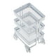 thumbnail image 3 of 2 piezas Mini estante de almacenamiento de metal de 3 capas 1:12 accesorio de cocina de, 3 of 9