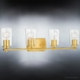 thumbnail image 4 of Luxury Traditional Bath Light, 7.625H x 32W, with Transitional Style, Satin Gold, UHP4148 by Urban Ambiance, 4 of 5