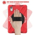 thumbnail image 4 of For Lenovo Tab M11/Tab K11 LTE/Xiaoxin Pad 2025 Case 11 inch, 360 Hand Strap, Shoulder Strap, Kickstand, Rugged Drop Protection, Red, 4 of 7