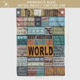 thumbnail image 5 of Brother Gifts, Big Brother Gift, Brother Gifts from Sister, Gifts for Brother, Funny Gifts for Little Brother from Big Sister, Gifts for Brother Adult Birthday Gift Blanket 60" x 50\u201d, 5 of 6