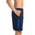 thumbnail image 4 of Mens Mens Big & Tall Contend 9" Swim Trunks, Blue, Size 4X-Large, 4 of 6