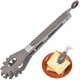 thumbnail image 1 of Pinzas para pasta grises Pinzas de silicona para chef Pinzas para pasta Pinzas para servir Pinzas para ensalada de acero inoxidable Pinzas para postres Se pueden colgar. Sincero Electrónica, 1 of 5