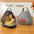 thumbnail image 2 of 1pcs Triangular Insulation Bag Aluminum Foil Thermal Cooler Lunch Tote Student Rice Ball Bag Lunch Box Bento Lunch Carry Bags, 2 of 6