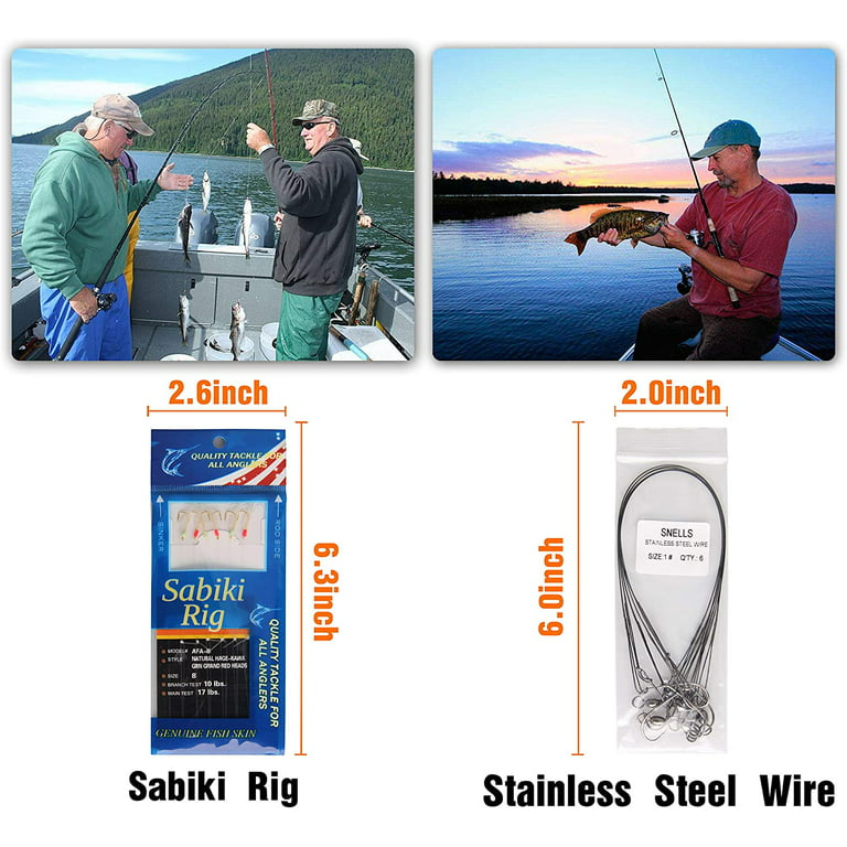 Saltwater Fishing Tackle Box Surf Fishing Tackle Kit, 157Pieces