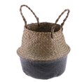 thumbnail image 4 of Cesta De Almacenamiento De Vientre Tejido, Macetero De Hierba Con Mango, Pntas, Organizador De Cocina Para El Hogar Los 22x20cm Macarena Cesta colgante de flores, 4 of 8