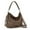 Dark khaki, variant on Wrangler Hobo Bags Large Crossbody Bags for Women Shoulder Purses with Striped Cotton Straps, Dark khaki