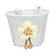 thumbnail image 3 of Cesta de bicicleta para niños, cesta delantera tejida, correas ajustables para manillar pequeño Blanco, 3 of 9