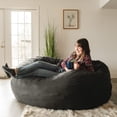 Big Joe XL 6' Fuf Bean Bag Chair, Multiple Colors/Fabrics