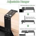 thumbnail image 5 of Adjustable Office Cubicle Corner Shelf with Hooks, Multi-Purpose Storage Organizer for Cubicle Workspace, Home Office Organization Essential, 5 of 5