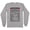 Grey, variant on Mom Nutrition Facts Long Sleeve Shirt Unisex Large White