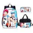 thumbnail image 1 of Juego de mochilas escolares Kuroko Basketball de 3 piezas con bolsa de hombro, 1 of 1