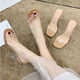 thumbnail image 5 of Sandalias de tacón transparente Nikou para mujer sandalias de tacón alto, 5 of 9
