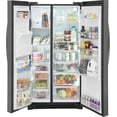thumbnail image 4 of FRIGIDAIRE GRSC2352AD  SIDE BY SIDE FREESTANDING REFRIGERATOR Black Stainless Steel, 4 of 7