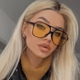 thumbnail image 1 of Gafas de sol retro de doble haz, modernas y personalizadas, con montura grande, estilo sapo, 1 of 1