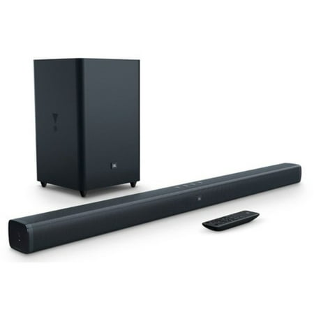 - JBL Bar 2.1 Powered Sound Bar with Wireless Subwoofer and Bluetooth