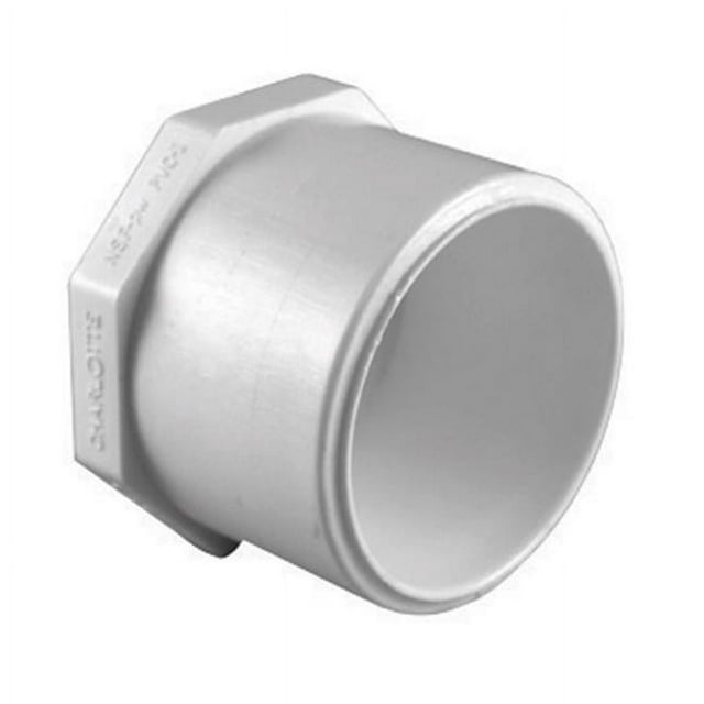 Charlotte Pipe & Fonderie PVC021181000 0.75 in. Slip Schedule 40 PVC Plug - Pack de 50