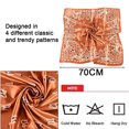 thumbnail image 2 of Todo elegante diadema, bufanda bufanda Seda sensación hijab Boho hijab para mujeres niñas, 2 of 5