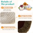 thumbnail image 5 of Muiteiur 7 Pcs Bird Stuffed Animal Giant Parrot Plush Toy with 3 Bird Babies, 2 Eggs, and 1 Nest Set, 5 of 8