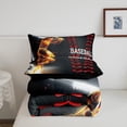 thumbnail image 5 of Erosebridal Baseball Bedding Set, Golden Athlete Comforter Set Full Size, Sports Games Down Comforter Bedroom, Glitter Outer Space Duvet Insert for Living Room, 5 of 7