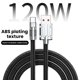 thumbnail image 4 of Cable USB tipo C de 120 W y 6 A, cable de datos trenzado de nailon de carga rápida para Samsung, Huawei, Xiaomi Redmi POCO, cables USB C de carga rápida, 4 of 5