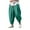 Green, variant on Summer Harem Pants for Men with Pockets Loose Fit Stretchy Drawstring Trousers Lightweight Breathable Casual Outfits Running Sports Clothes