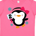 thumbnail image 4 of Inktastic 2nd Birthday Cute Penguin 2 Year Old Girl Girls Toddler T-Shirt, 4 of 5