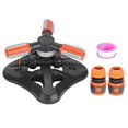thumbnail image 5 of Automatic 360 Degree Rotating Irrigation 3 Arm Sprinkler System for Garden Yard Lawn Watering Tool, 5 of 5