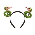 thumbnail image 4 of Diadema de serpiente Strade Fareast Limited para el pelo doble verde para Halloween fiestas, 4 of 8