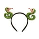 thumbnail image 4 of Accesorios fotográficos con diadema de serpiente Yinane Tocado de serpiente doble verde 12 cm x 16 cm, 4 of 8