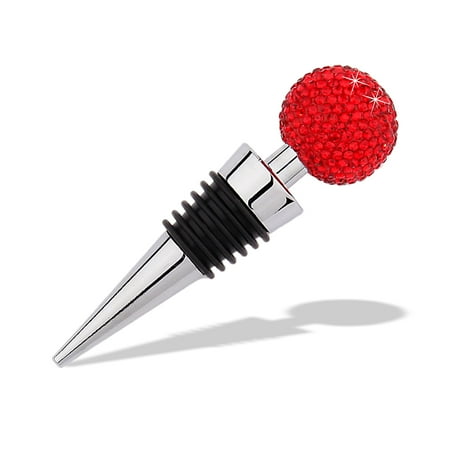 

ROBOT-GXG Wine Bottle Stopper Decorative Champagne Cork Funny Ball Leakproof Nozzle Cap Drinks Sealer Leakage Saver Bar Tool Women Red