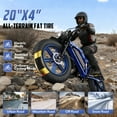 thumbnail image 4 of UL2849 Folding Electric Bike for Adults, 1000W Motor, 20"x4" Fat Tire,48V/17.5AH, 4 of 5
