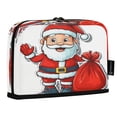 thumbnail image 2 of Standing Pencil Case with Base Large Capacity Stationery Pouch Pen Bag with Zipper for Women Men Santa Claus with A Gift Bag, 2 of 7