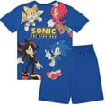 thumbnail image 2 of FREEZE Boy's Sonic The Hedgehog Short Sleeve T-Shirt and Shorts Set- Little and Big Boys Sizes 4-20, 2 of 8