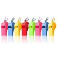 thumbnail image 2 of 24/48 Pieces Neon Whistles with Lanyards Plastic Whistles Party Bag Fillers Referee Whistles for Raves Coaches Referees Parties Sports, 2 of 5