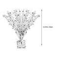 thumbnail image 2 of Raindrops 1Pack Silver Metal Foil Star Table Decor Lightweight For Anniversary And Memorial, 2 of 8