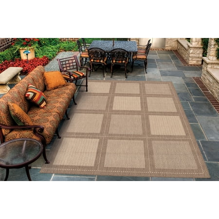 Couristan Recife Summit Natural - Couristan Recife Summit Rug, Natural/Cocoa
